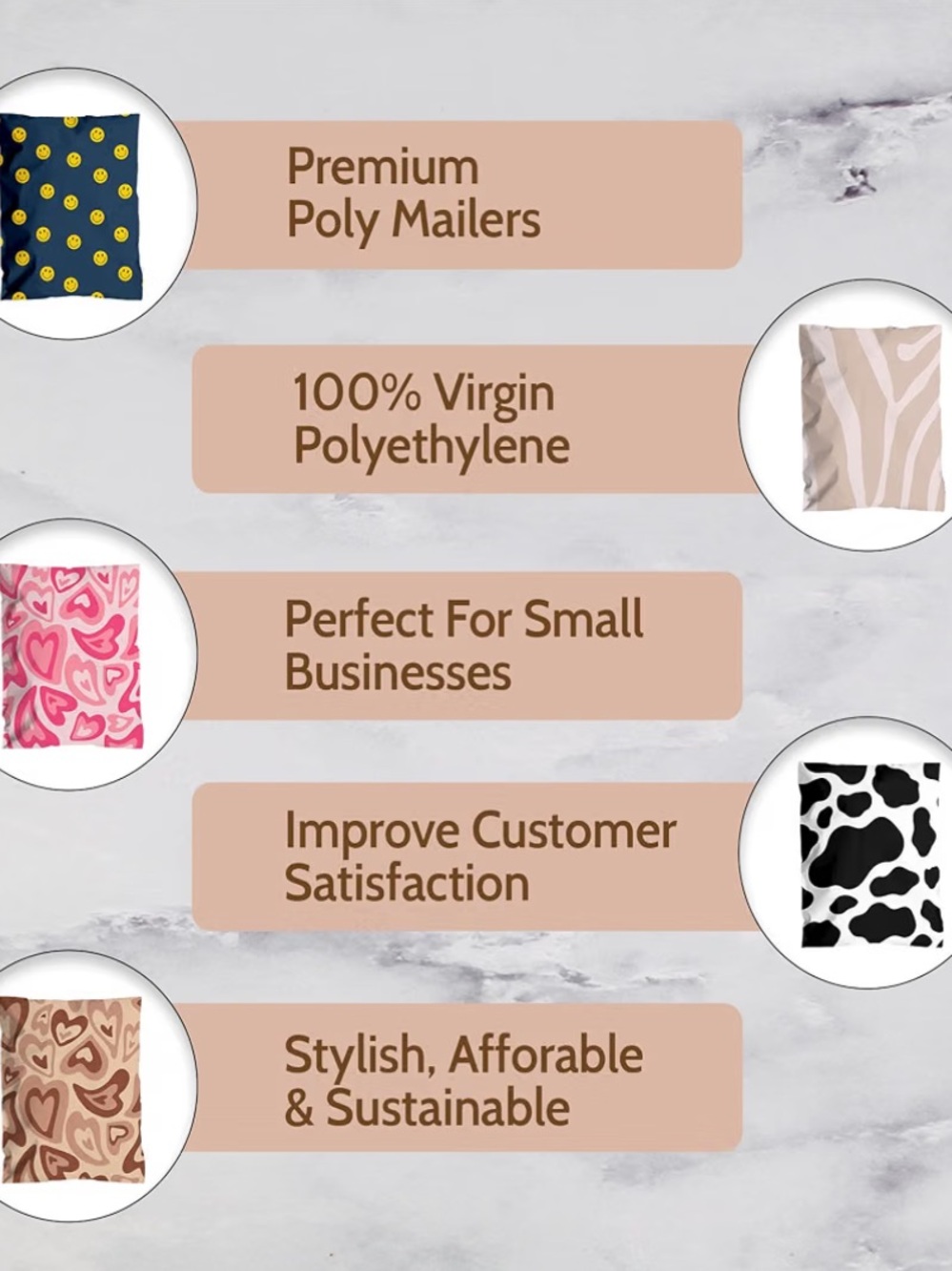 25 10x13 Fall Polymailers NEW - Picture 4 of 5